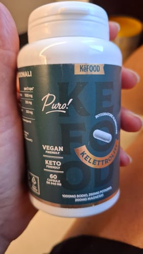 Customer photo review of ELETTROLITI MAGNESIO MALATO, POTASSIO, SODIO