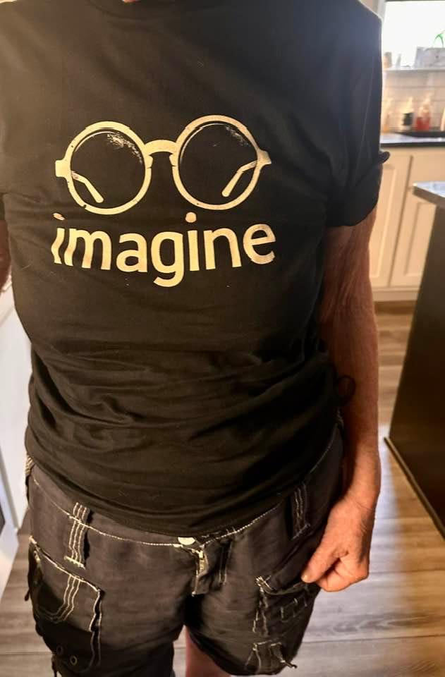 Customer photo review of Imagine T-Shirt