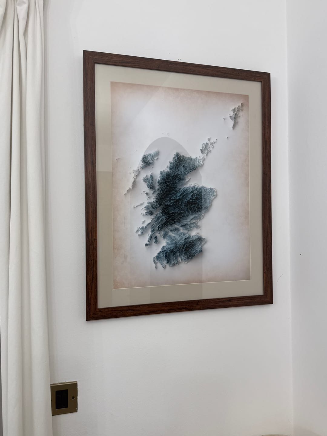Customer photo review of Scotland Topographic 3D Relief Map