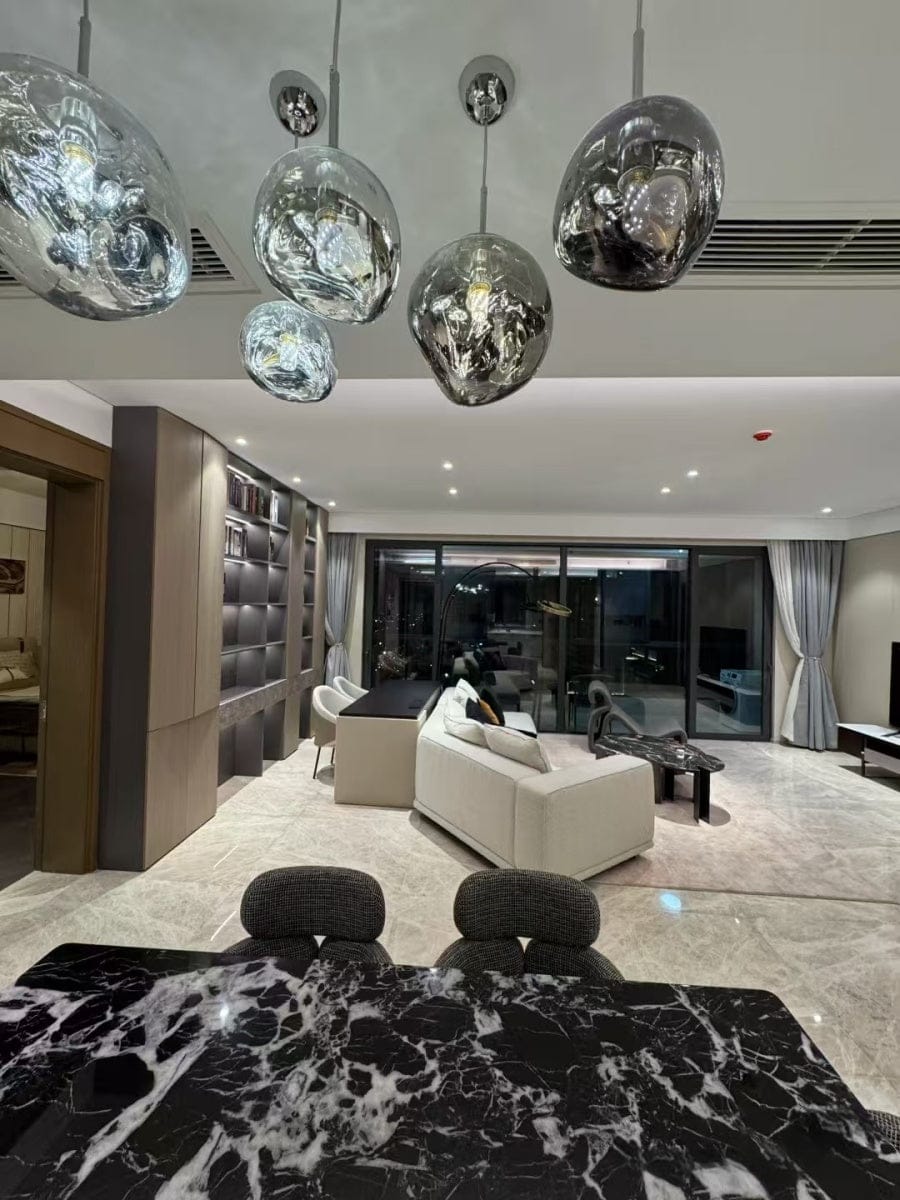 Customer photo review of Tambora Lava Pendant Light, Bulb Version