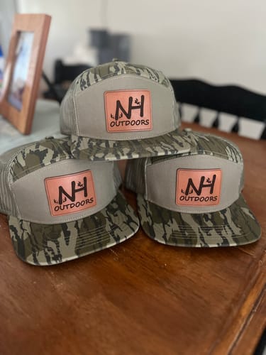 Customer photo review of Custom Leather Patch Hats SA7AGE - Lost Hat Co.