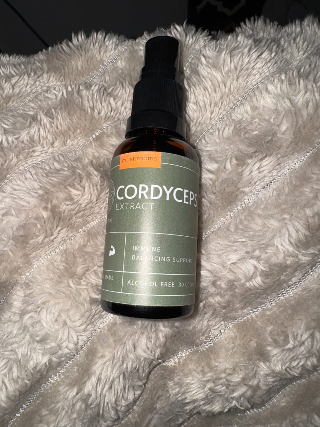 Customer photo review of Cordyceps Extract (30 ml)