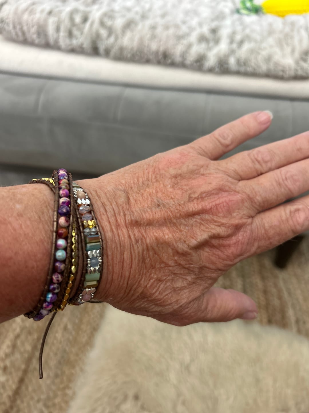 Customer photo review of Imperial Heart Protection Wrap Bracelet