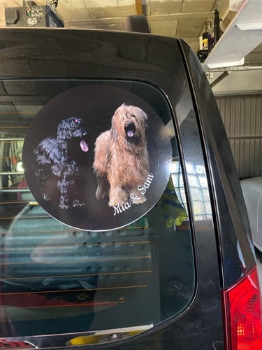 Customer photo review of Your photo -  Personalized Car Sticker