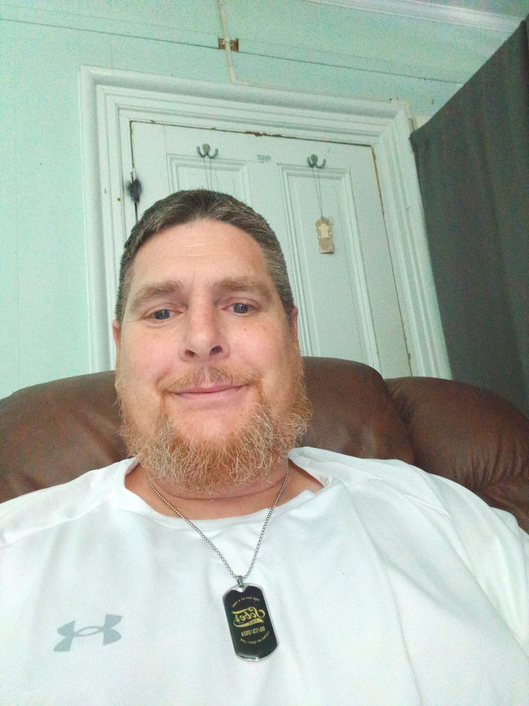 Customer photo review of Sobriety Gift | Dog Tag with Personalized 'Sober Since' Date