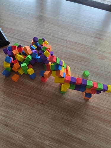 Customer photo review of Sensory Magic Cubes