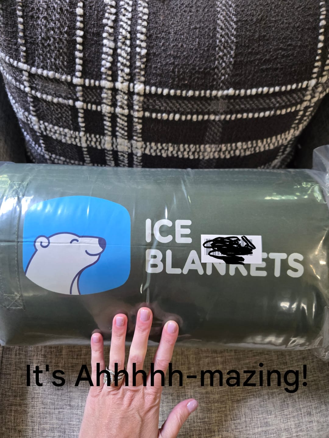 Customer photo review of The Ice Blanket