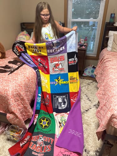 undefined review of Premium T Shirt Quilt image 1 out of 1