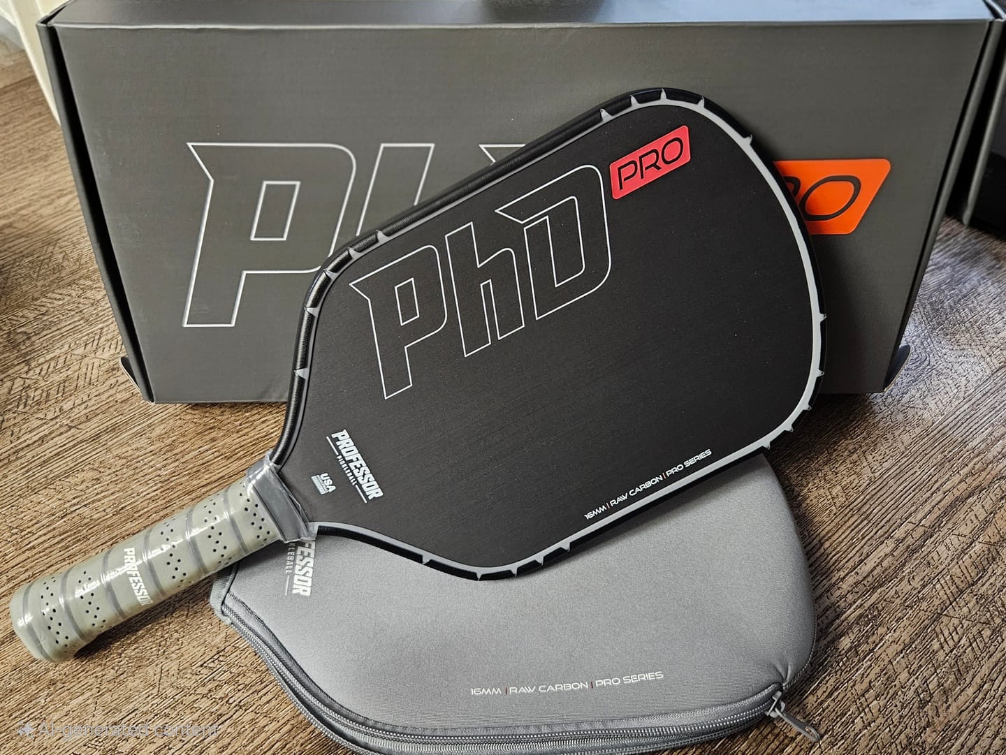 Customer photo review of PhD PRO 16MM Raw Carbon Thermoformed Paddle + Free Cover