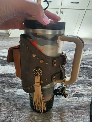 Customer photo review of Midnight Mirage WAFFLE Tumbler Boot -fits 20-40oz