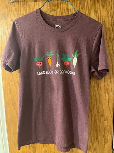 Customer photo review of Root for Each Other T-Shirt