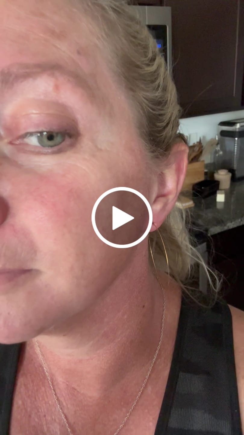 Customer video review of Gold Hoop Dangles Hypoallergenic Earrings for Sensitive Ears Made with Plastic Posts