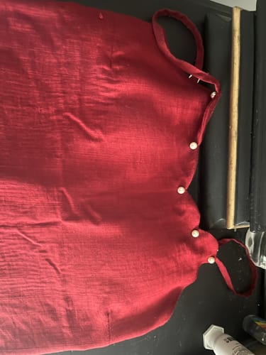 Customer photo review of Hua Ban 花瓣 Pearl Petal Song Dynasty Modernized Cotton Moxiong Tops