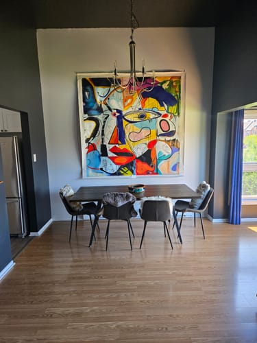 Customer review photo for Abstract Graffiti Art #GA020