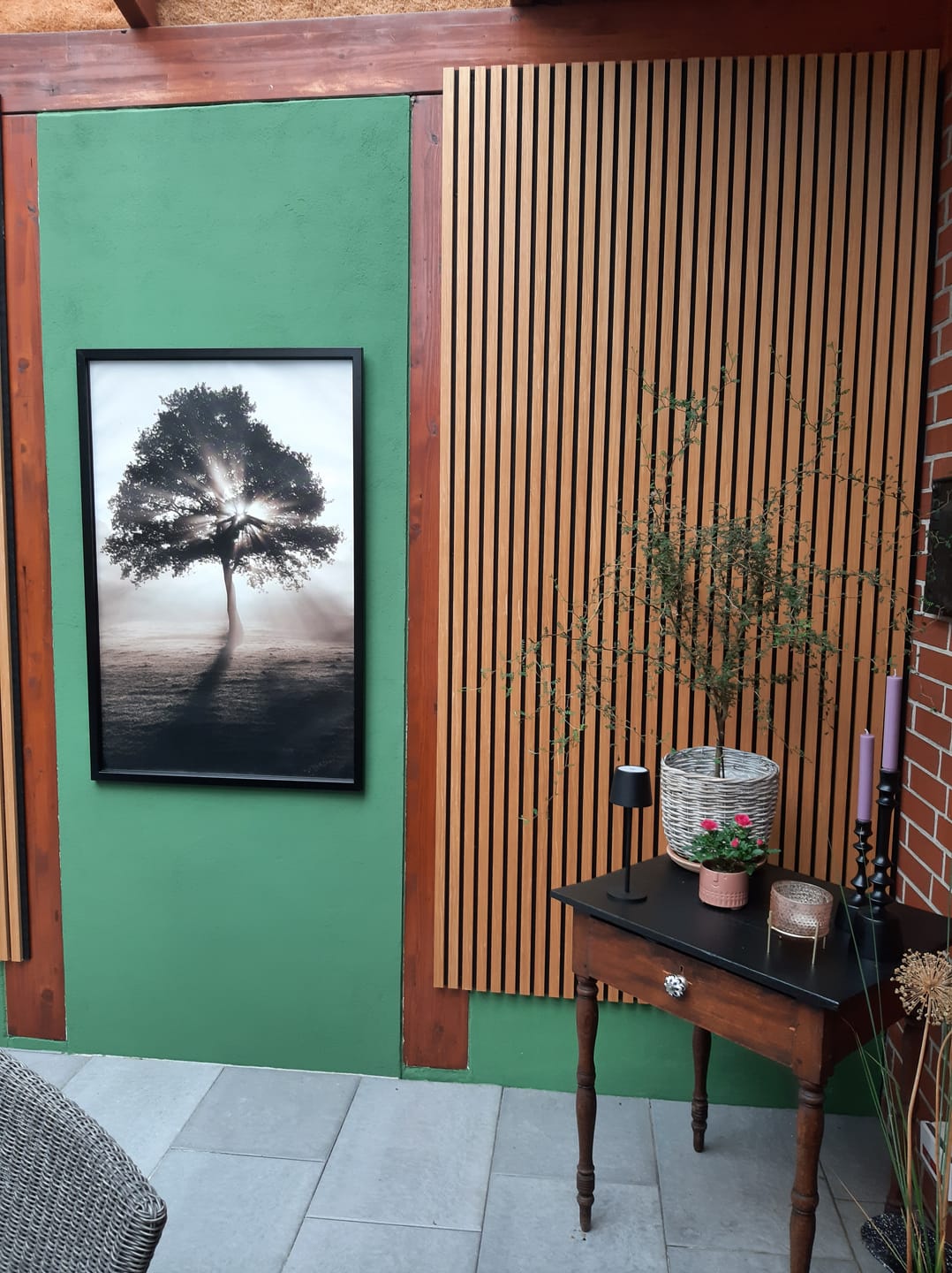 Customer photo review of Akustikpaneele Rustikale Eiche | 240 cm x 60 cm | Dreiseitiges Echtholzfurnier