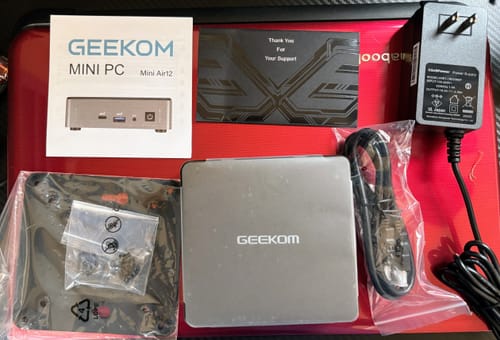 Customer photo review of GEEKOM AIR12 ミニPC 第12世代 インテル® Alder Lake N150