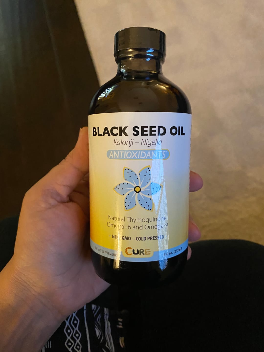 Customer photo review of Cold-Pressed Organic Black Seed Oil