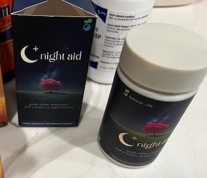Customer photo review of Night Aid