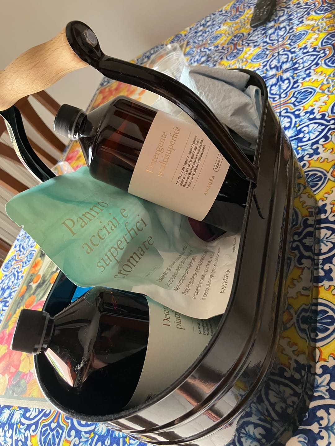 Customer photo review of Kit Detergente piatti e stoviglie 300ml + 1 Litro