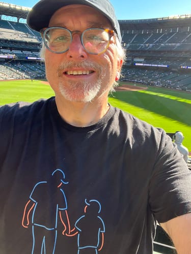 Customer photo review of Father Son Neon T-Shirt