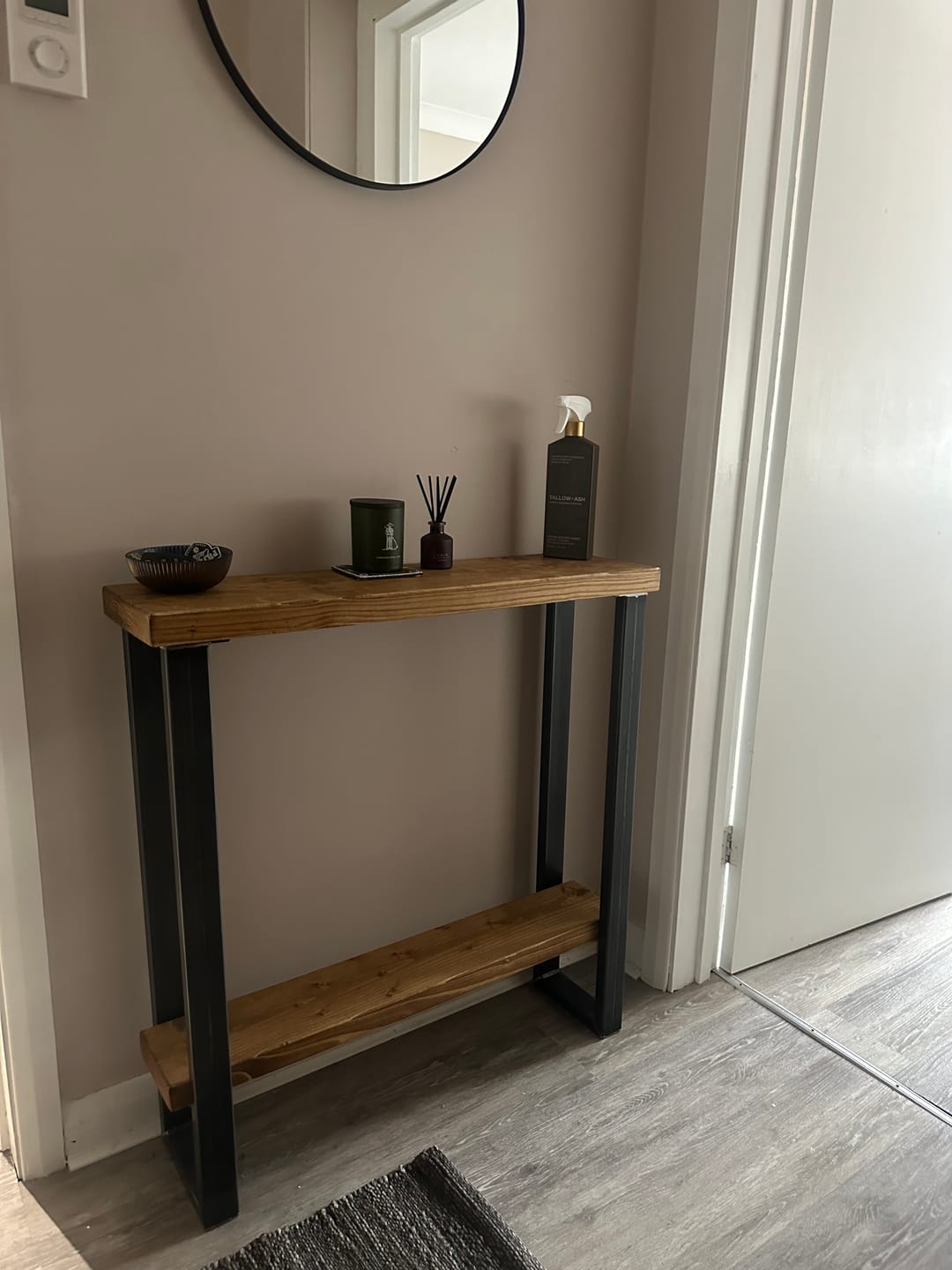 Customer photo review of Console Table with Shelf 22.5cm Depth | 84cm High
