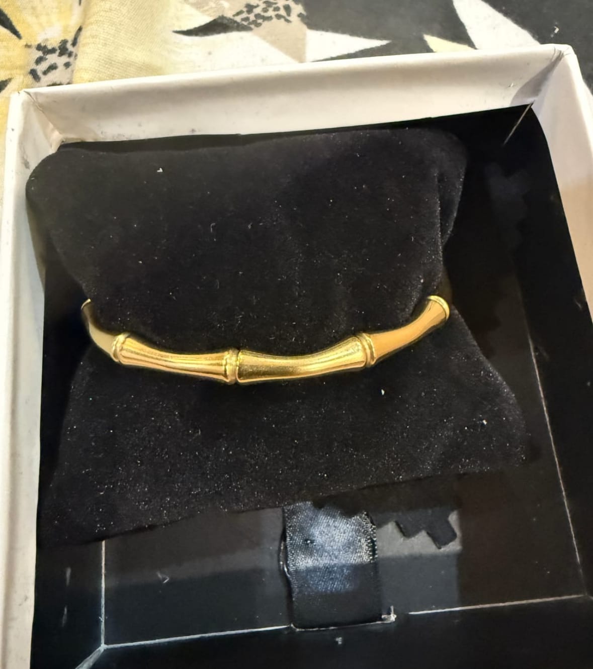 Customer photo review of Floral Diamonds Bangle Bracelet