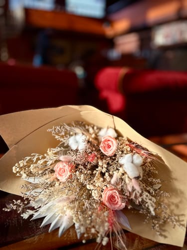 Customer photo review of Rosy Harmony Bouquet