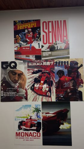 Customer photo review of FORMULA 1 WALL COLLAGE POSTERS