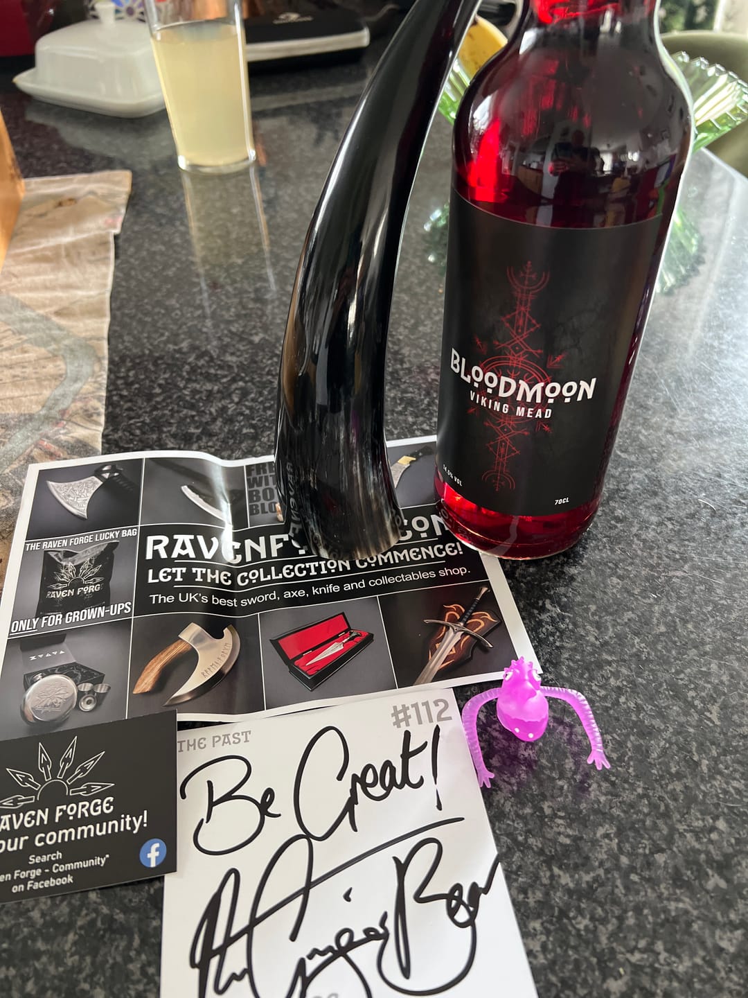 Customer photo review of BloodMoon - Viking Mead and FREE HORN