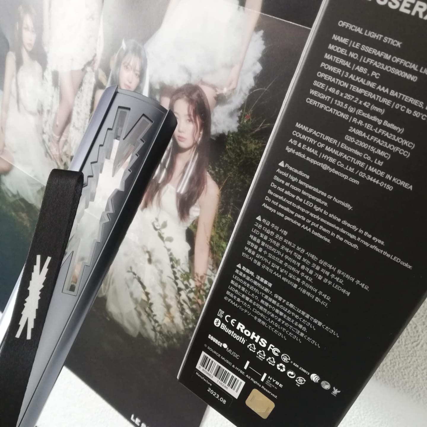 Customer photo review of LE SSERAFIM -  OFFICIAL LIGHT STICK