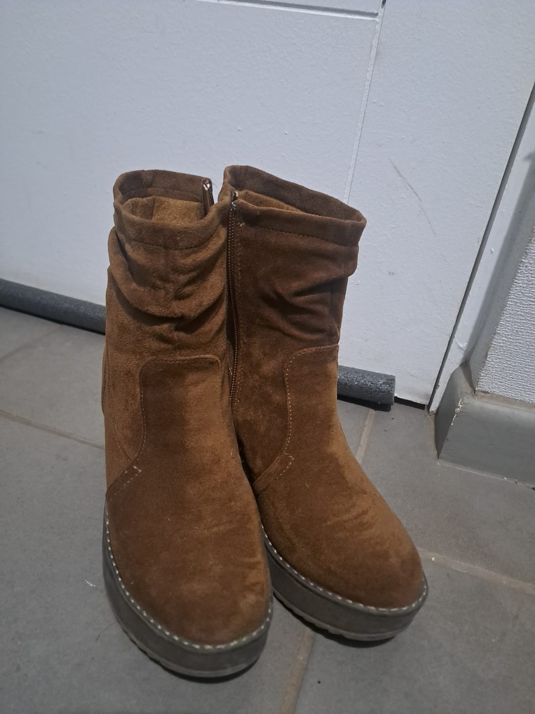 Customer photo review of Botin Taco Café Mujer C7330