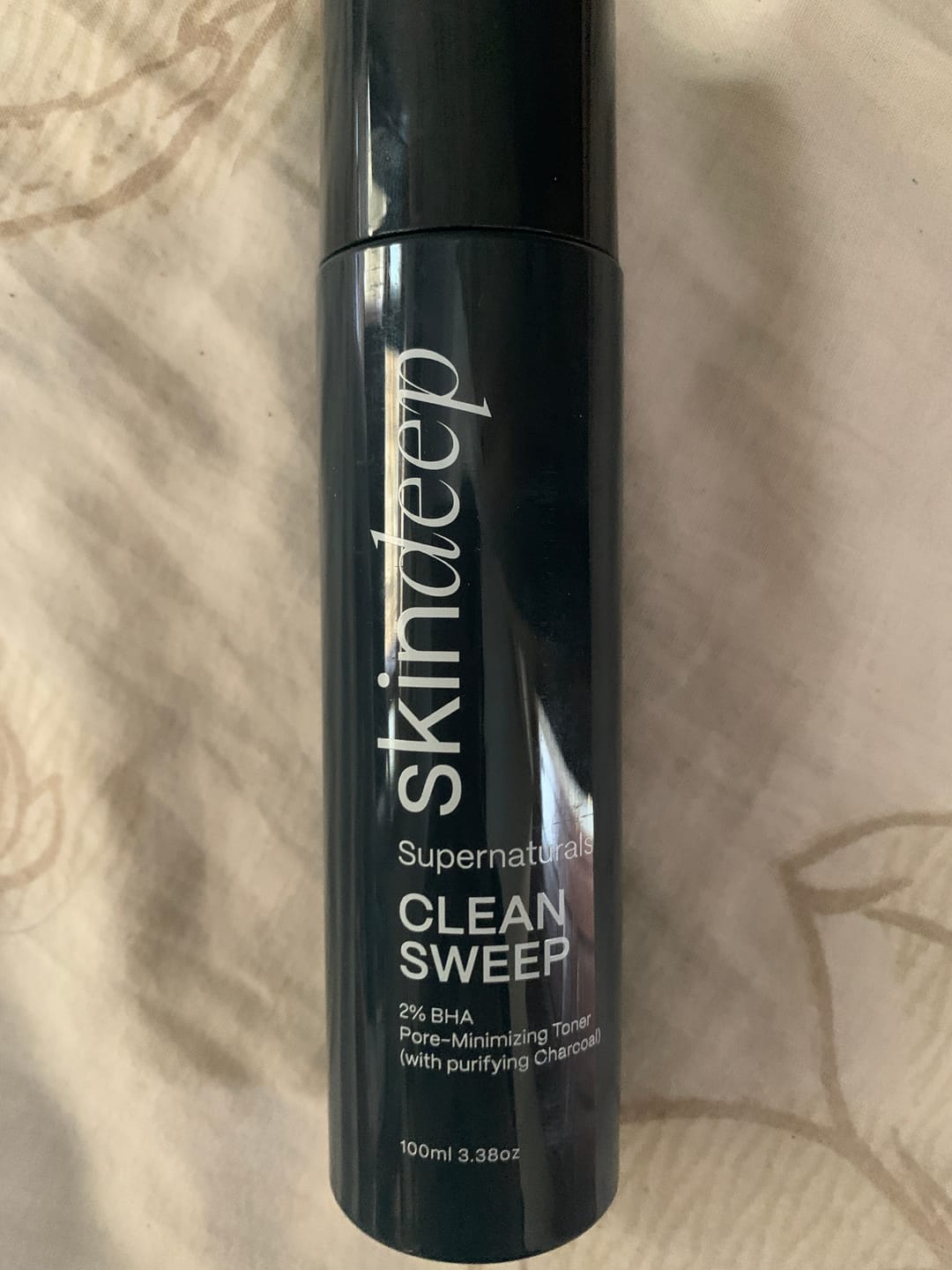 Customer photo review of CLEAN SWEEP - 2% BHA Pore-Minimizing Toner (w/ purifying Charcoal)