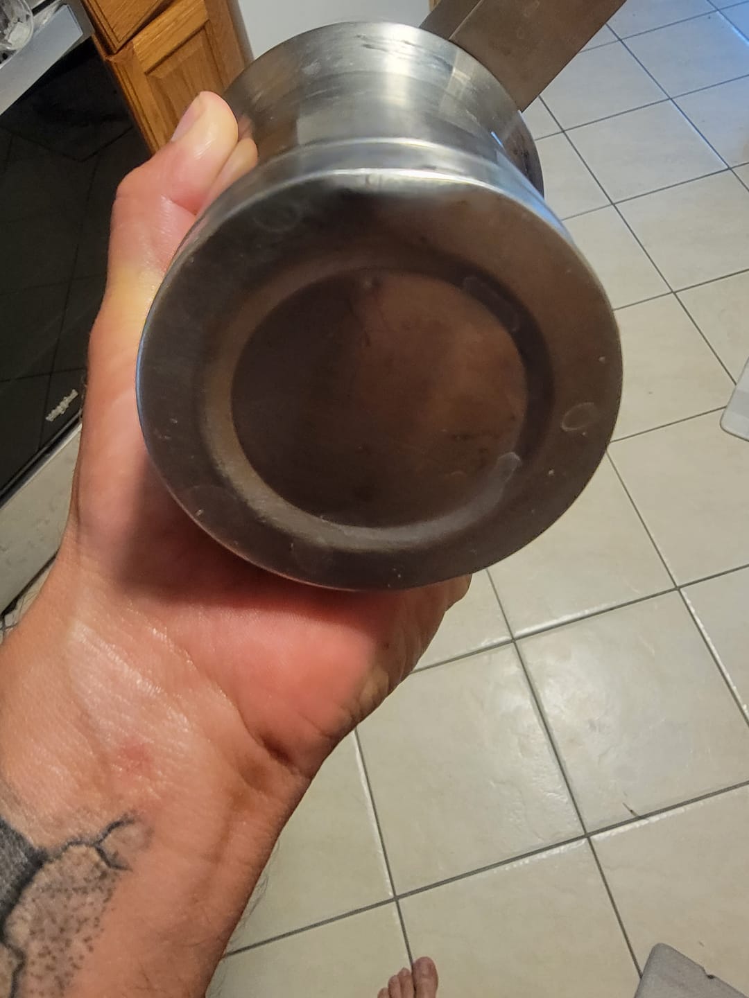 Customer photo review of 3lb HEAVY* Tumbler | 40oz. Weighted Tumbler