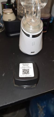 Customer photo review of Blueberry Pancake THCA Crumble