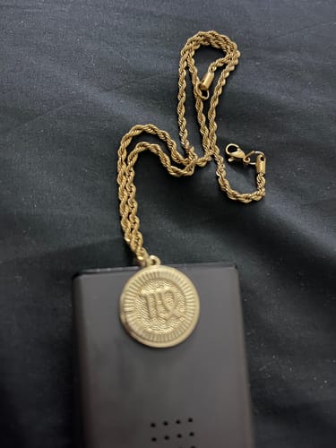 Customer photo review of Zodiac Necklace Gold