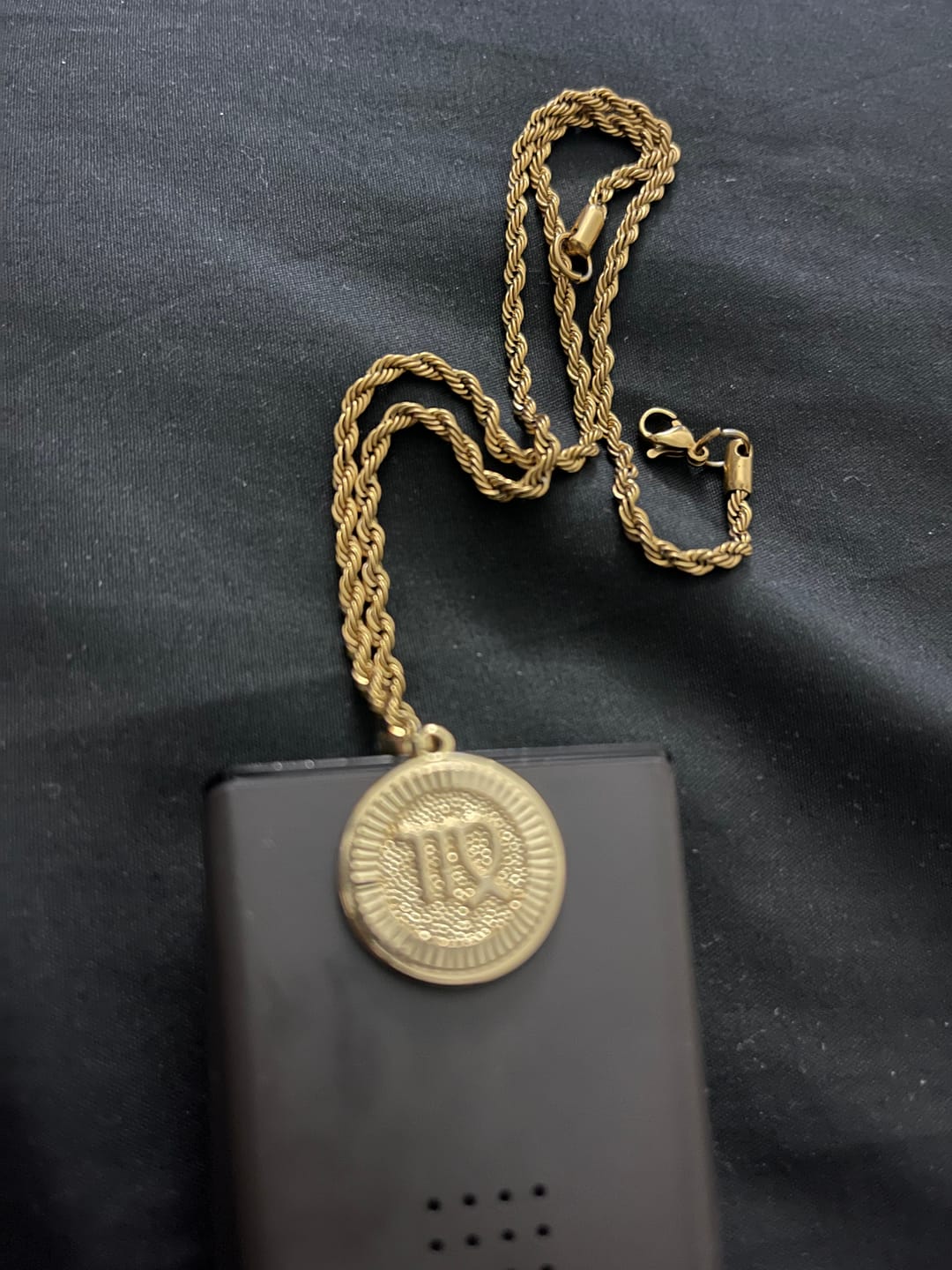 Customer photo review of Zodiac Necklace Gold