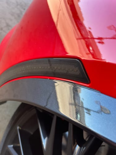 Customer photo review of Corvette C7 Laser LED Side Marker Assemblies [Smoked Lens]