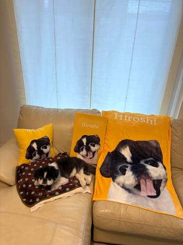 Customer photo review of Petcanva©オーダーメイド ペット似顔絵