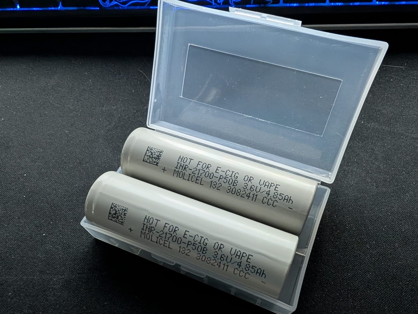 Customer photo review of 20700 / 21700 Battery Case (2 Cells) - Green