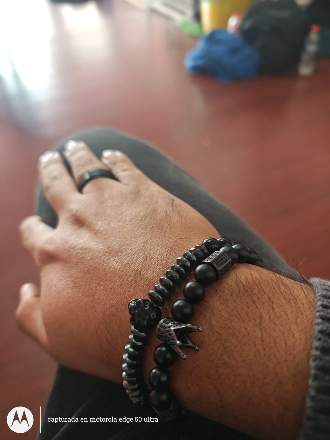 Customer photo review of Pack de Pulseras Black Skull King Private Collection