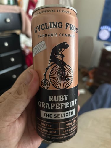 Customer photo review of THC Seltzer Giveaway - Ruby Grapefruit