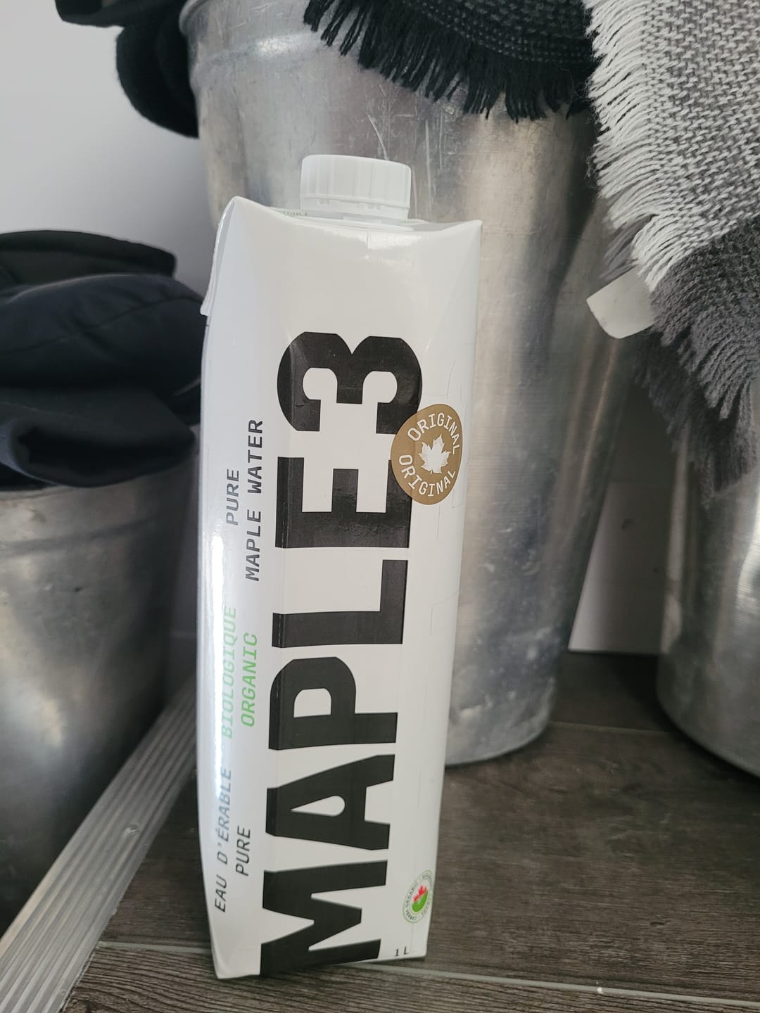 Customer photo review of Pure Organic Maple Water