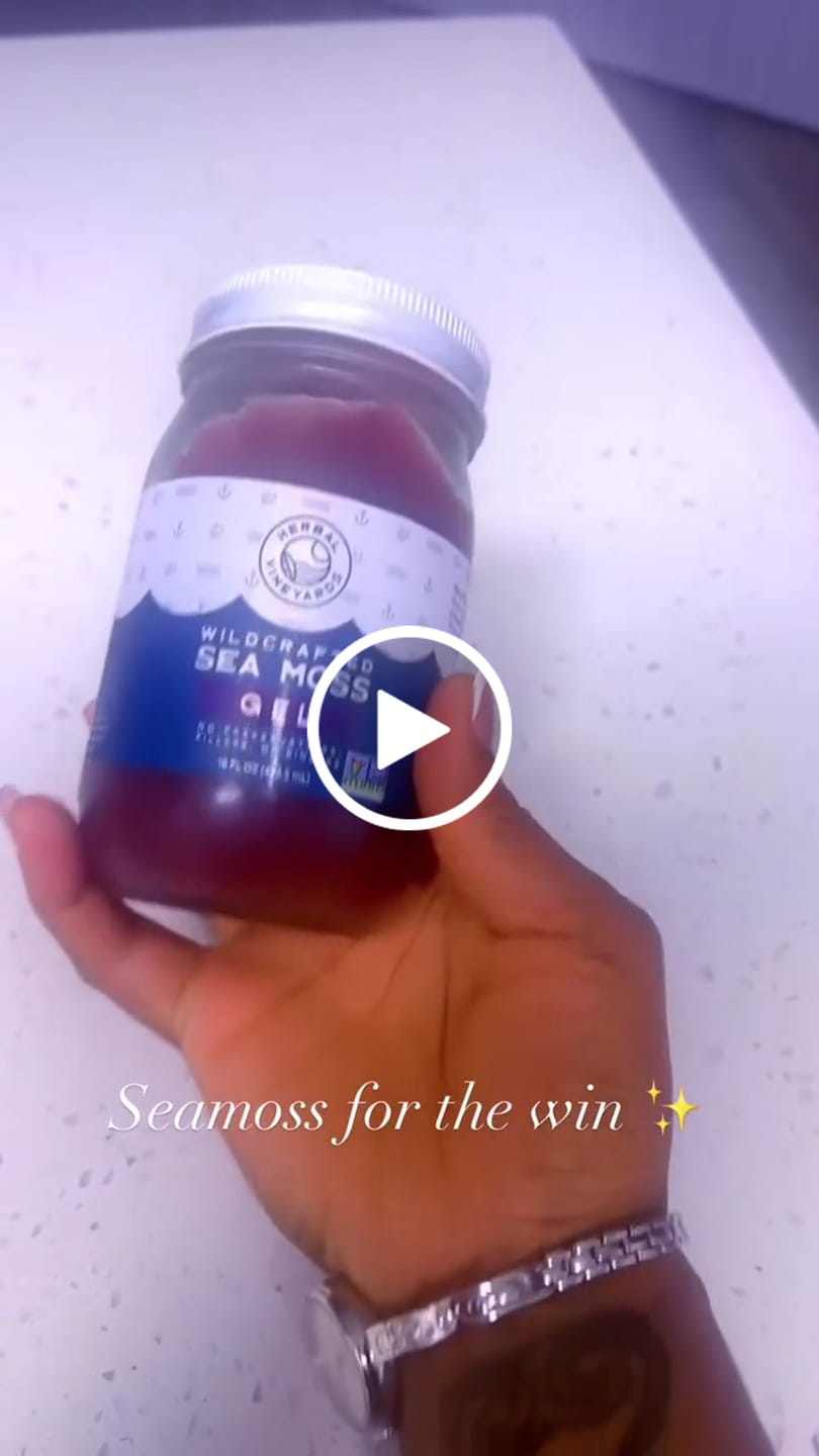 Customer video review of EXCLUSIVE PURPLE SEA MOSS GEL