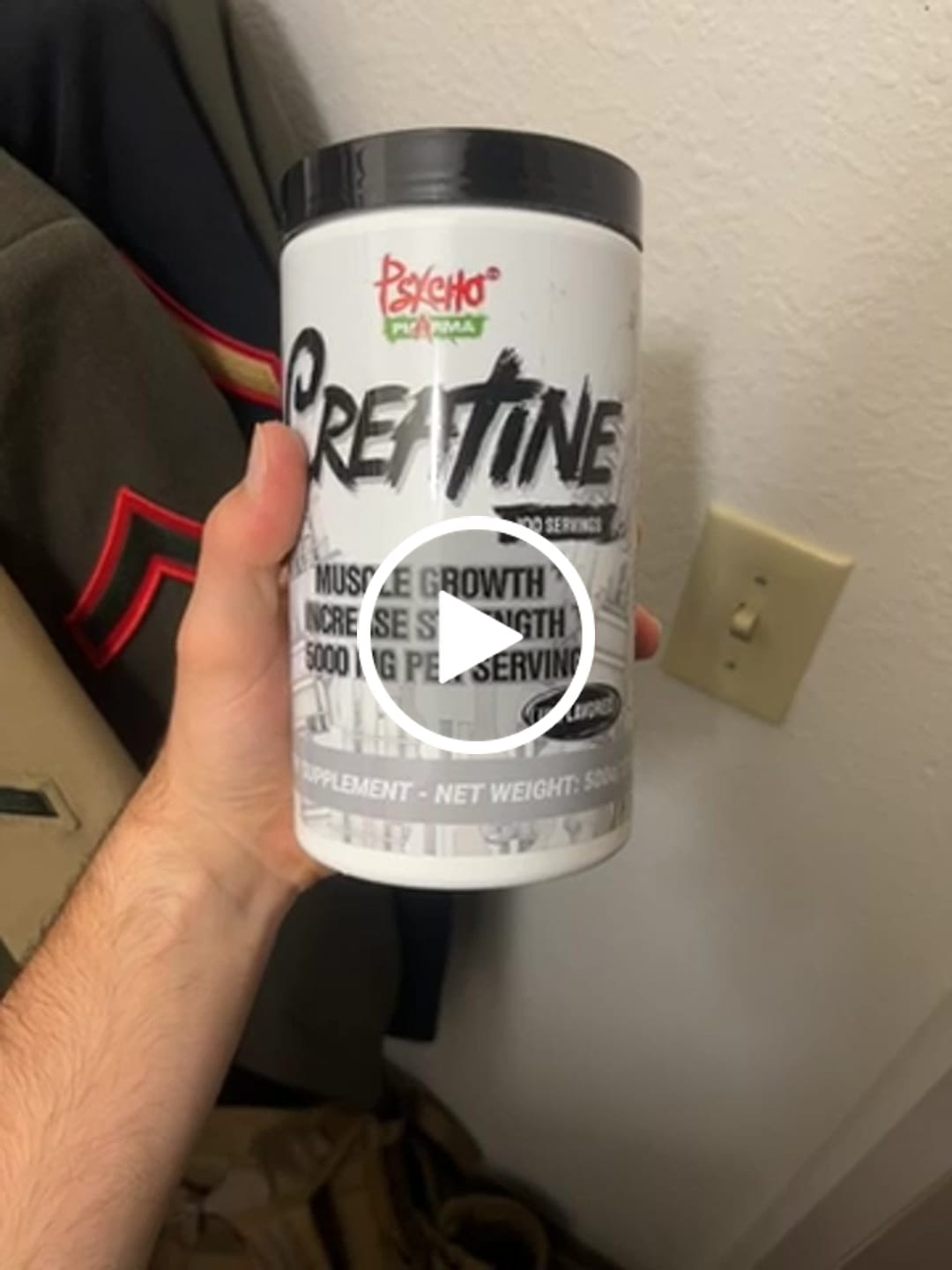 Customer video review of Creatine