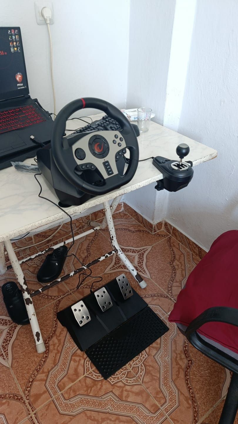 Customer photo review of V902 PC-3 Pedallı - El Vitesli Oyuncu Direksiyonu