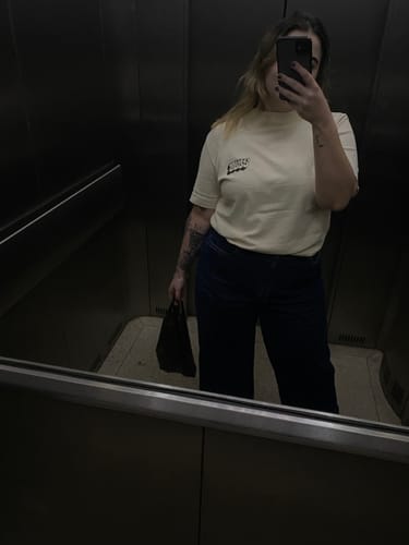 Fernanda P. review of Calça Jeans Wide Leg Buriti Azul Escuro image 1 out of 1