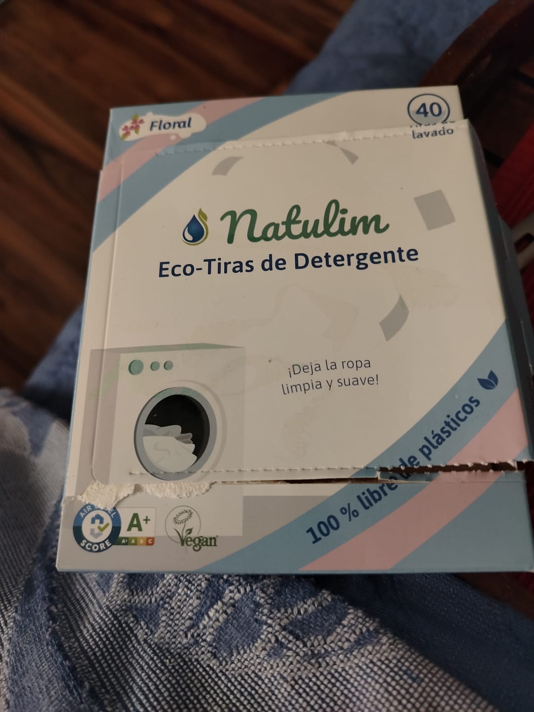 Customer photo review of Eco-Tiras de lavar Natulim - 40 lavados