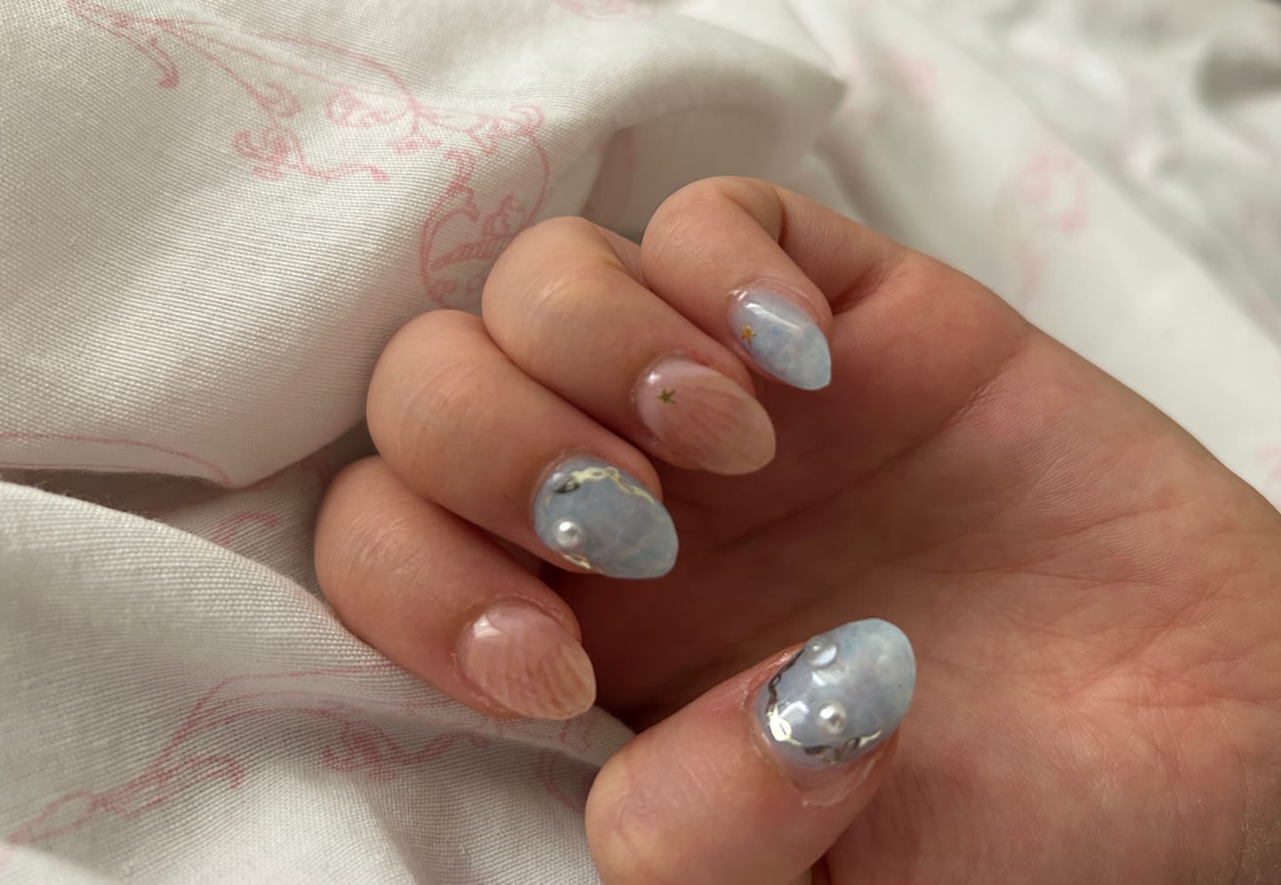 Customer photo review of N Bluest Ocean Jel Tırnak 30 Adet, 2 Kullanım