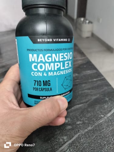 Customer photo review of Magnesio complex con 4 magnesios - 180 cápsulas