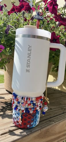 Customer photo review of Liberty Coquette Charm - Tumbler Handle Charm